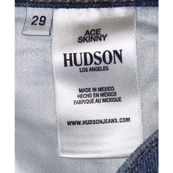 NWT Hudson Ace Stretch Skinny Jeans Men's 29X33 - Picture 6 of 8